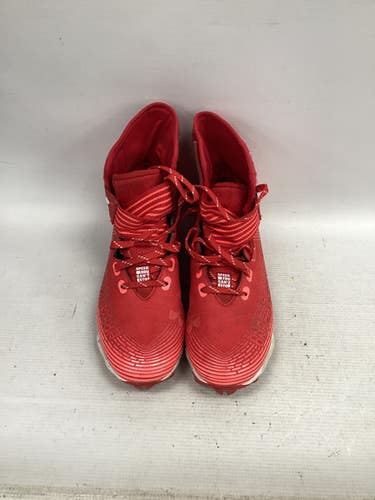 Used Under Armour Adult FB Cleats Red Senior 6.5 11851-S000036331