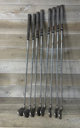 Callaway Big Bertha X-12 Iron Set 3-9 + Pw RH Dynamic Gold S400U Steel Sensicore