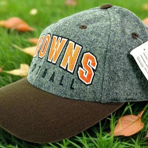 Cleveland Browns Vintage Late '90s NFL Gray 30% Wool NOS Cap (New)