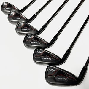 Callaway Big Bertha 19 Iron Set 5-9, PW Left Handed Regular Flex Graphite Shafts