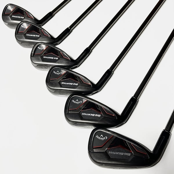 Callaway Big Bertha 19 Iron Set 5-9, PW Left Handed Regular Flex Graphite Shafts