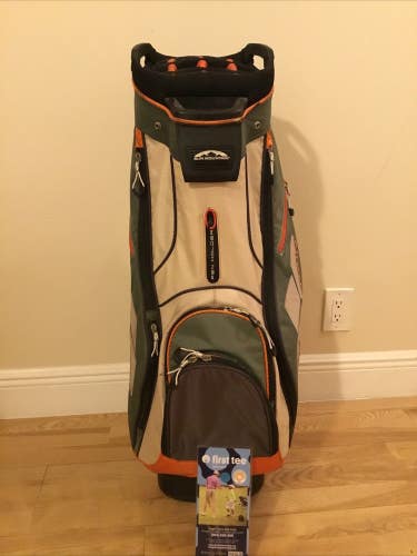 Sun Mountain S-One Cart Golf Bag with 14-way Dividers & Rain Cover