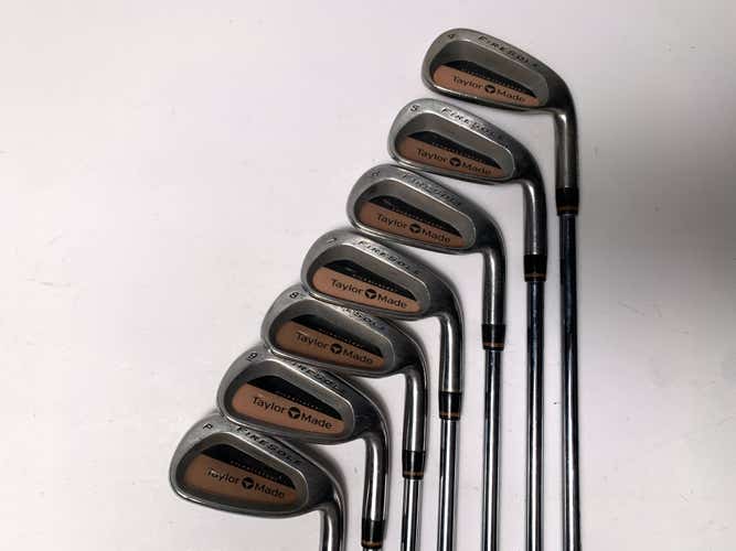 TaylorMade Firesole Iron Set 4-PW Precision Rifle S-90 90g Stiff Steel Mens RH