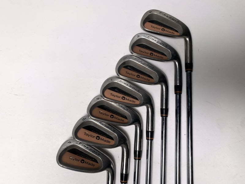 TaylorMade Firesole Iron Set 4-PW Precision Rifle S-90 90g Stiff Steel Mens RH