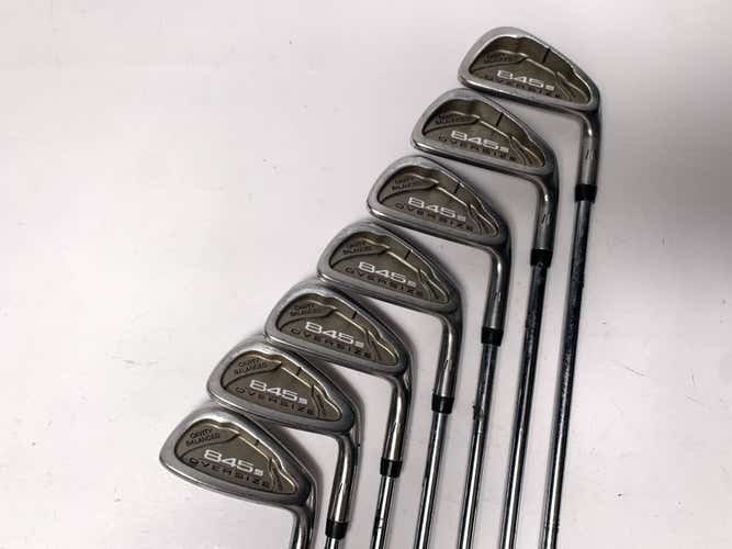 Tommy Armour 845 S Oversize Plus Iron Set 3-9 Tour Step Platinum Regular RH