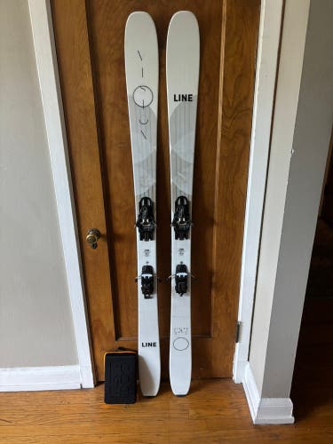 Line Vision 98 179cm with Adjustable Marker Alpinist Backcountry Bindings and Skins