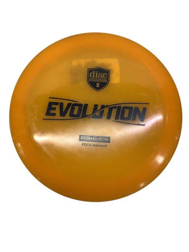 Used Discmania EVOLULTION PRIMAL RUN Disc Golf Driver Orange 11347-S000253204