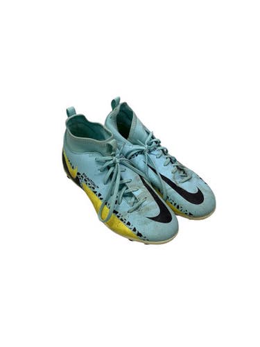Used Nike PHANTOM Soccer Cleats Turquoise Junior 05 11347-S000253196