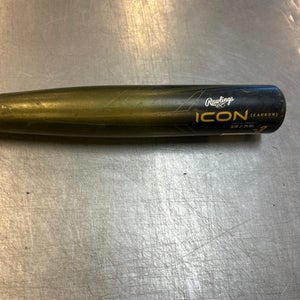 Used Rawlings ICON CARBON BB/SB USSSA 2 3/4 Bat 31" 11339-S000193207