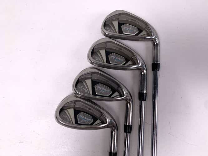Callaway Rogue X Iron Set 7-PW KBS Max 90g Regular Steel Mens RH Oversize Grips