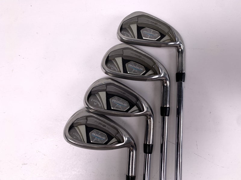Callaway Rogue X Iron Set 7-PW KBS Max 90g Regular Steel Mens RH Oversize Grips
