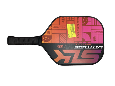 Used Selkirk LATITUDE 2.0 GRAPHITE SPINFLEX Pickleball Racquet Pink 11613-S000165883