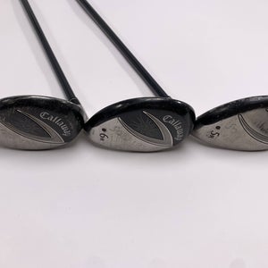Callaway Solaire 2014 Hybrid Set 5 6 7 25* 28* 31* 55g Ladies Graphite Womens RH