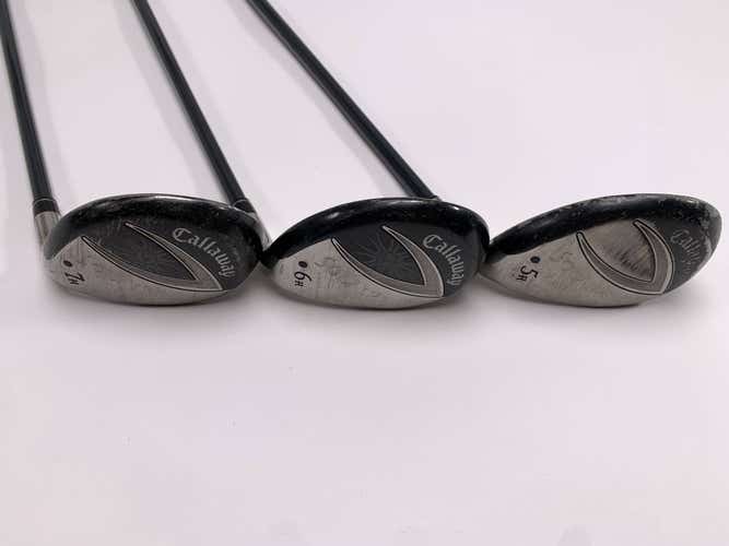 Callaway Solaire 2014 Hybrid Set 5 6 7 25* 28* 31* 55g Ladies Graphite Womens RH