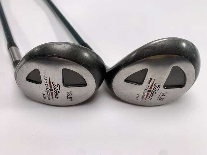 Titleist 975 F 3 & 5 Fairway Wood Set 14.5* 18.5* True Temper EI-70 Regular RH