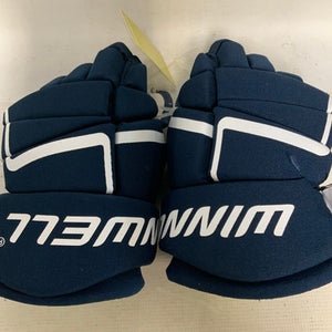 Used WinnWell AMP 500 Senior Gloves Navy Blue 13" 11823-S000033443