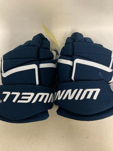 Used WinnWell AMP 500 Senior Gloves Navy Blue 13" 11823-S000033443