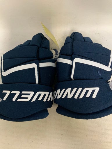 Used WinnWell AMP 500 Senior Gloves Navy Blue 13" 11823-S000033443