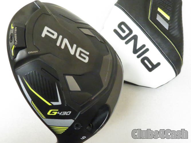 PING G430 LST Driver 9 HZRDUS Smoke RDX Red 50g 6.0 Flex +Cover Near MINT