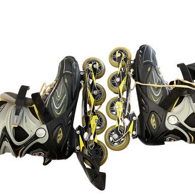 Used Roller Hockey Skates Black Adjustable 11760-S000080400