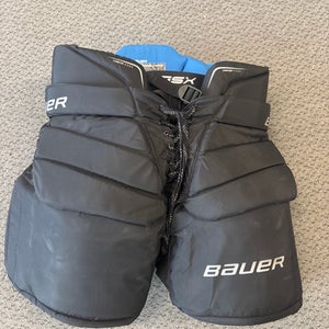 Used Bauer GSX GOAL PANT Senior Goalie Pant Black MD 11858-S000077957