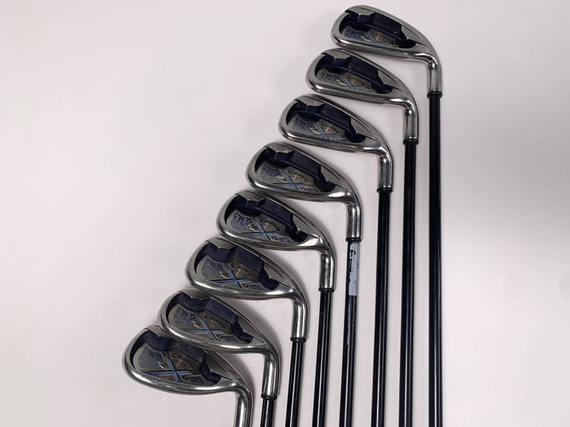 Callaway X-20 Iron Set 5-PW+SW+LW 45g Ladies Graphite Womens RH Undersize Grips