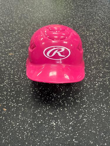 Used Rawlings BB HELMET Batting Helmet No Mask Pink MD 11849-S000030602