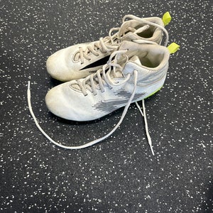 Used New Balance LAX Cleats Mens White Senior 4 11849-S000030584