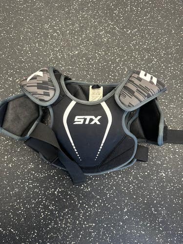 Used STX STALLION 75 Lacrosse Shoulder Pads Black XS 11849-S000030586