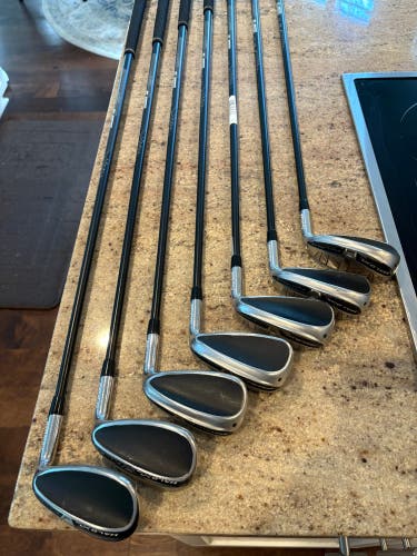 Men's Cleveland Cleveland HALO XL Full-Face Right Handed Iron Set Regular Flex (7 Clubs) #5 - #9, PW
