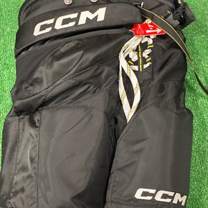 Black Junior Large CCM Tacks AS-V Hockey Pants (New)