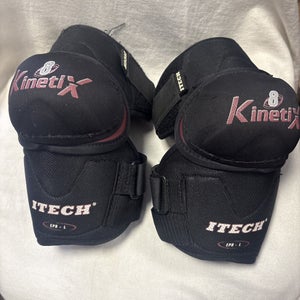 Senior Adult Size Large ITECH Kinetix 8 Ice Hockey Player Elbow Pads.