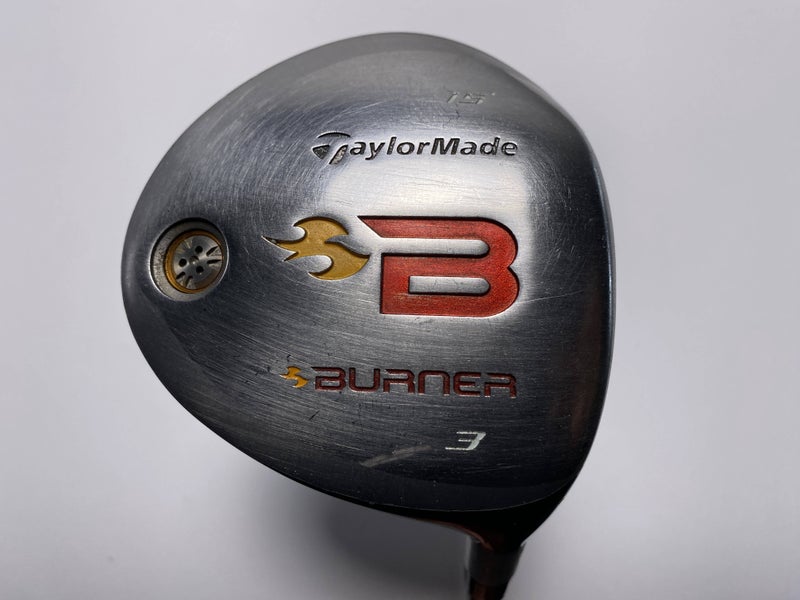 TaylorMade Burner 2008 3 Fairway Wood 15* REAX 49g Stiff Graphite Mens RH