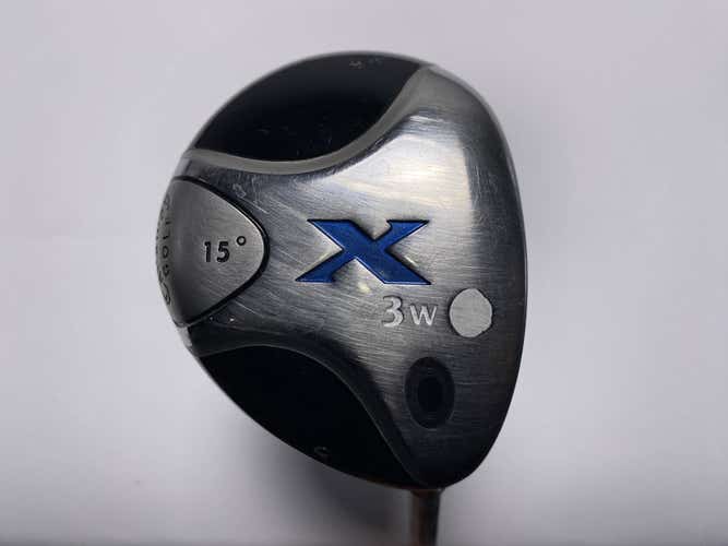 Callaway X 3 Fairway Wood 15* Fujikura 65g Stiff Graphite Mens RH