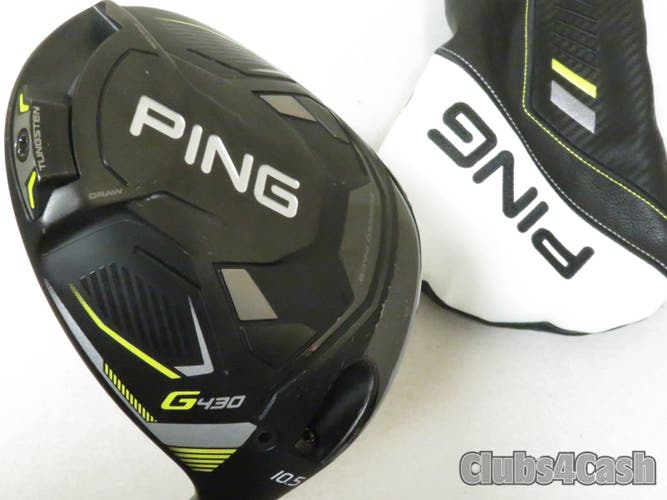 PING G430 LST Driver 10.5 TOUR 2.0 Black 65 Stiff Flex +Cover  Super Clean