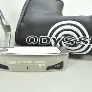 LEFT HANDED Odyssey White Ice 1 35" Putter Steel with Head Cover #201002