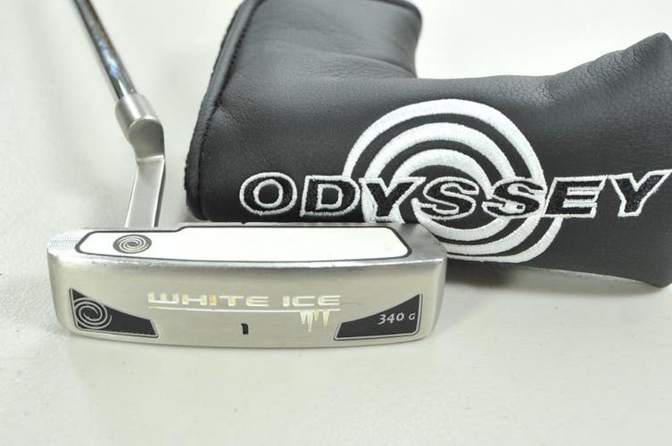 LEFT HANDED Odyssey White Ice 1 35" Putter Steel with Head Cover #201002