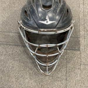 Used All-Star CATCHERS HELMET Catchers Helmet w/Mask Black LG 11614-S000219320