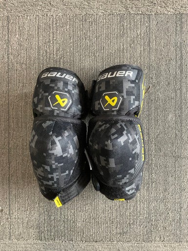 Used Bauer M3 Senior Elbow Pads Black MD 11614-S000219277