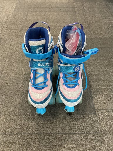 Used SULIFEEL QUAD SKATES Child Roller Quad Skates Royal Blue Youth 13.0 11614-S000219262