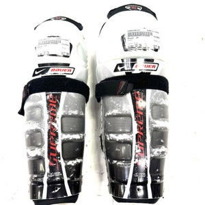 Used Bauer 10 Junior Shin Guards Grey 10" 11860-S000296121