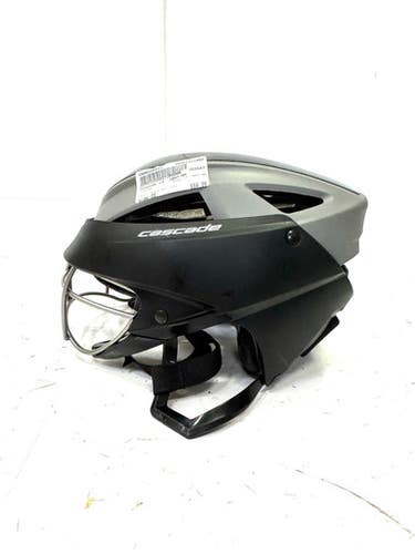 Used Cascade LX  GRAY/BK Lacrosse Helmet Black And Grey One Size 11860-C000296059