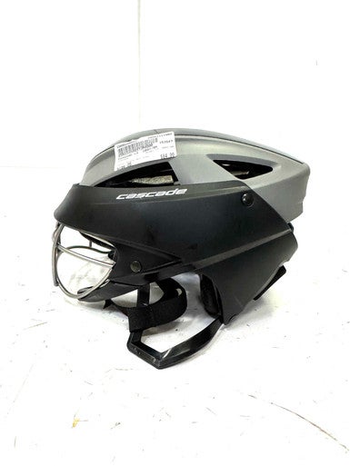 Used Cascade LX  GRAY/BK Lacrosse Helmet Black And Grey One Size 11860-C000296059