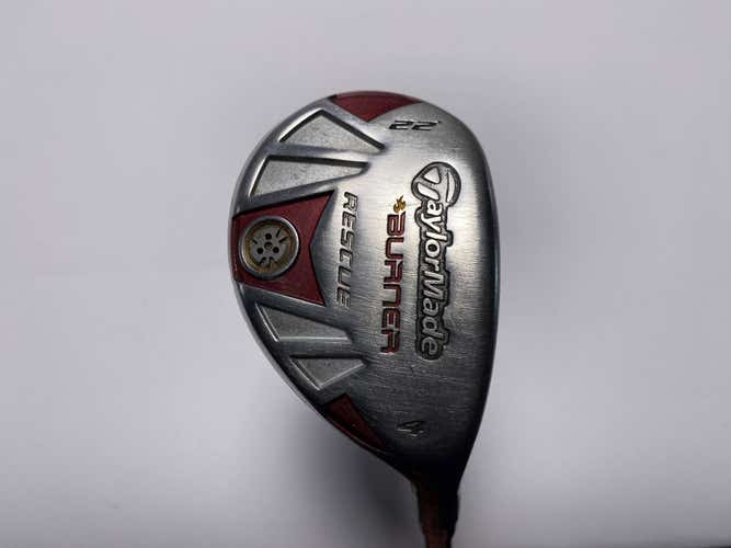 TaylorMade Burner Rescue 4 Hybrid 22* REAX SuperFast 65g Stiff Graphite Mens RH