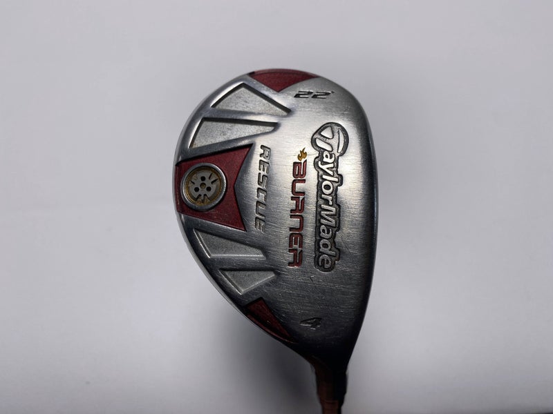 TaylorMade Burner Rescue 4 Hybrid 22* REAX SuperFast 65g Stiff Graphite Mens RH