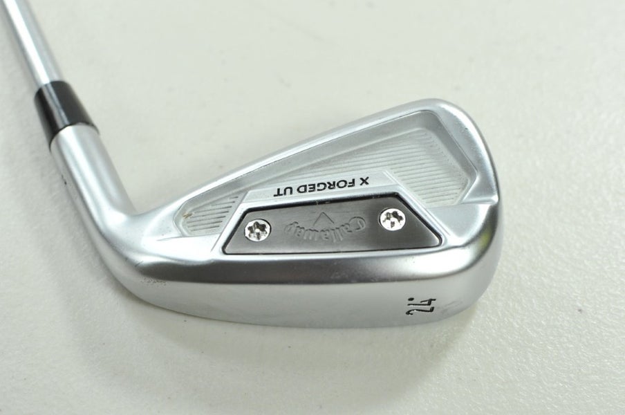 Callaway X Forged UT 21 24* Driving Iron Stiff Right Project X U Steel # 200804
