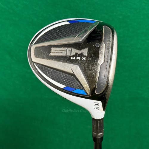 TaylorMade SIM Max 15 Fairway 3 Wood Fujikura Atmos FW Red 5R Graphite Regular