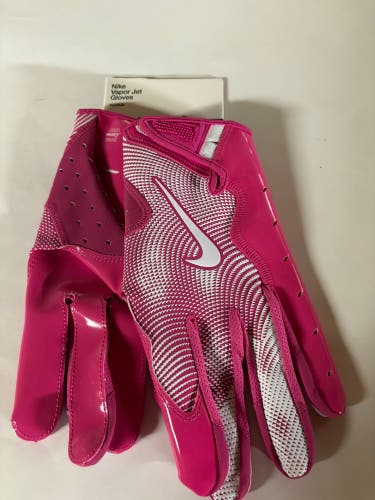 Nike Vapor Jet Football Receiver Gloves Adult XL Pink New!