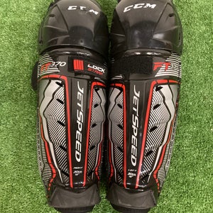 Junior CCM JetSpeed FT370 Shin Pads 12" (Used)