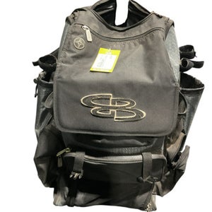 Used BoomBah ROLLER CATCHER BAG BB/SB Player Wheeled Bag Black 11834-S000038905